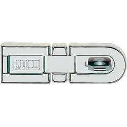 Œillet pour verrou L.130mm B.40mm Oeillet-D.12mm Acier zingué (Par 5)