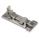 Verrou L.60mm B.23mm Inox Oeillet-D. 5mm (Par 10)