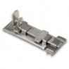 Verrou L.60mm B.23mm Inox Oeillet-D. 5mm (Par 10)