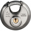Cadenas cylindrique 21 70 largeur du corps de verrou 70 mm acier inoxydable ferm