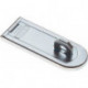 Œillet pour verrou L.80mm B.31mm Oeillet-D.8mm Acier zingué