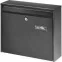 Boite aux lettres Mail 5877 Si H.322mm B.362mm T.100mm Acier argent DIN C4