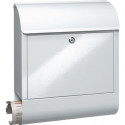 Boite aux lettres Scandic 825 W H.460mm B.380mm T.125mm Acier blanc DIN C4