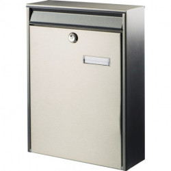 Boite aux lettres Berlin 3777 NI H.400mm B.285mm T.105mm Inox DIN C4