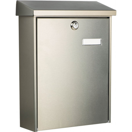 Boite aux lettres Oslo 3767 NI H.400mm B.300mm T.110mm Inox DIN C4