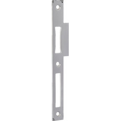 Plaque de frappe à rabat B 9000 Inox rect.B.24xL.216mm DIN Droite BKS