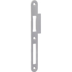 Plaque de frappe à rabat B 9000 Inox rd B.24xL.216mm DIN Gauche BKS