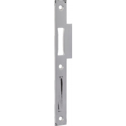 Plaque de frappe à rabat B 9000 FA Inox rd B.24xL.216mm DIN Droite BKS
