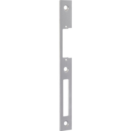 Plaque de frappe.Secury VA B.24xL.216mm carré DIN Droite F-St.BKS