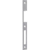 Plaque de frappe.Secury VA B.24xL.216mm carré DIN Droite F-St.BKS