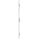 Serrure verrouillage multiple PZW 16/55/92/10mm F-St.argenté.2170mm verrou FUHR