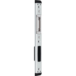 Plaque verrouillage serrure 59046 Piège / boulon U-St.24x8mm G/D argenté FUHR