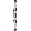 Plaque verrouillage serrure DUO-boulon U-St.25mm droite argenté FUHR