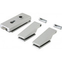 Ferrure de porte en verre STUDIO Classic LM argent elox.PZ DIN Gauche/droite DORMAKABA