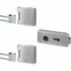 Ferrure de porte en verre STUDIO Classic/OFFICE Classic LM sombre PZ