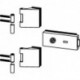 Ferrure de porte en verre STUDIO Classic/OFFICE Classic LM sombre BB