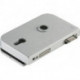 Serrure de porte en verre OFFICE Junior LM argent elox.PZ DIN gauche DORMAKABA