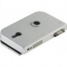 Serrure de porte en verre OFFICE Junior LM argent elox.PZ DIN gauche DORMAKABA
