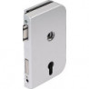 Serrure de porte en verre OFFICE Junior LM argent elox.PZ DIN droite DORMAKABA