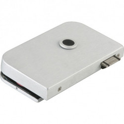 Serrure de porte en verre OFFICE Junior LM Dark Niro PZ DIN gauche DORMAKABA