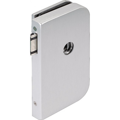 Serrure de porte en verre OFFICE Junior LM argent elox.UV DIN droite DORMAKABA