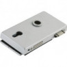 Serrure de porte en verre OFFICE Classic LM argent elox.PZ DIN gauche DORMAKABA