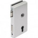 Serrure de porte en verre OFFICE Classic LM argent elox.PZ DIN droite DORMAKABA