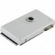 Serrure de porte en verre OFFICE Classic LM argent elox.UV DIN gauche DORMAKABA