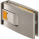 Jeu de charnières pour porte battante TENSOR light metal similaire à la plaque de montage encastrée Niromatt DORMAKABA