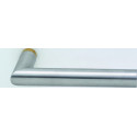 Paire de poignées de porte en verre MAME Inox matt pour Drückerpour VK 8mm DORMAKABA