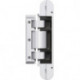 Charnière pour porte en verre TEG 310 2D 60 Alu.ma blanc 60kg cache ESG 8/10mm (Par 2)