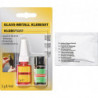 Set de colle verre/métal KCM pour plaques magnétiques KC 50 G 5 g, 4 ml