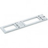 Plaque de montage pour TS 4000/TS 5000 blanc 9016 GEZE