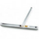 Glissière pour T-Stop pour TS3000V/TS5000/TS5000L argent GEZE