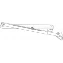 Ferme porte argent - 90-200mm pour GEZE ECturn GEZE