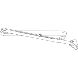 Ferme porte blanc 9016 - 90-200mm pour GEZE ECturn GEZE