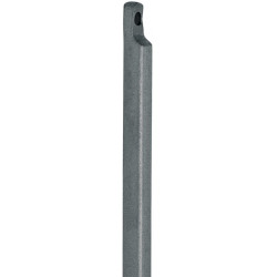 Tige de barre d'entraînement avec évidement eins.1500mm D.19mm Acier galvanisé léger.DENI