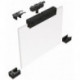 Système coulissant 73 Portes en verre 80 kg Kit de conversion ESG 8/10 mm HELM