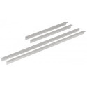 Support de linteau adapté à la glissière.GSR BG XEA argenté P600 DORMAKABA