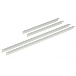 Support de linteau adapté à la glissière.GSR BG XEA blanc P100 DORMAKABA