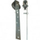 Poulie pour portail coulissant 160mm acier max.175kg 14/17mm Heinrich