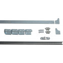 Jeu de rails 80785 Rail 30x5 mm acier galvanisé Galets 60 mm HBS-BETZ