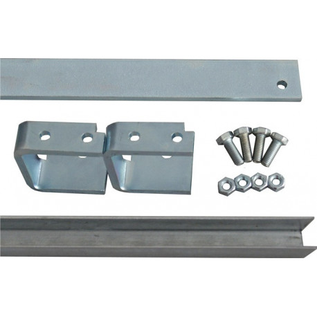Kit d'extension de rail de roulement 80841 acier galvanisé pour kit de rail de roulement 45x8 mm BETZ