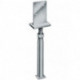 Pied de poteau PVIG/PVIBG 60x90x10mm acier galvanisé - A sceller
