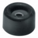 Tampon de porte D.30mm H.34mm caoutchouc rot a visser (Par 50)
