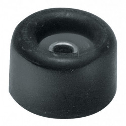 Tampon de porte D.40mm H.40mm caoutchouc rouge a visser (Par 25)