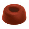 Tampons de siège de toilette D.21mm H.10mm caoutchouc rouge (Par 100)