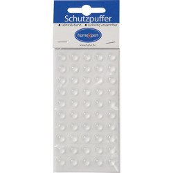 Tampon 10mm Plastique transparent auto-adhésif