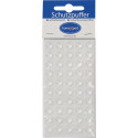 Tampon 10mm Plastique transparent auto-adhésif