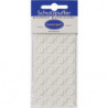 Tampon 12mm Plastique transparent auto-adhésif